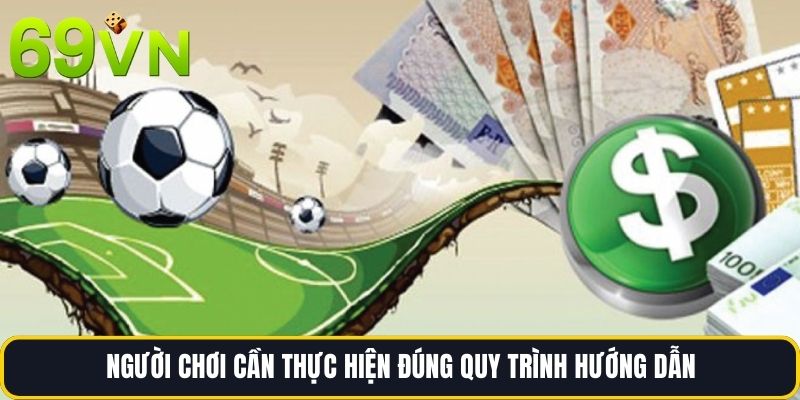 Hội viên cần tuân thủ theo các bước hướng dẫn