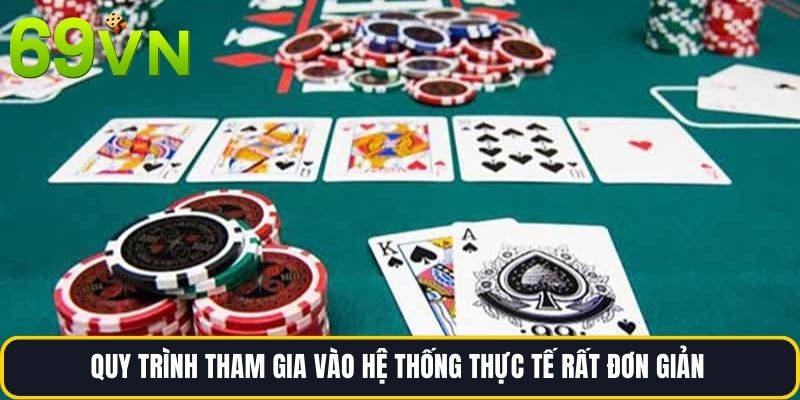 Quy trình tham gia vào hệ thống thực tế rất đơn giản 